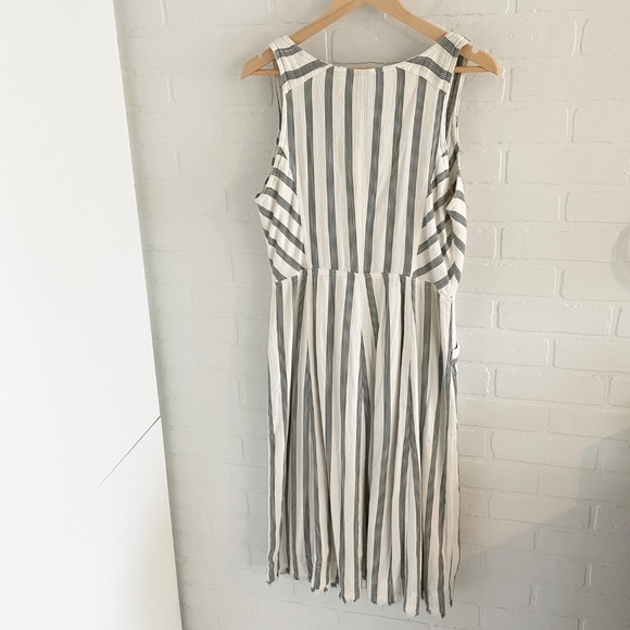 Anthropologie x Maeve Taylor Swift Engagement dress inspired Cotton Stripes 12 - Picture 14 of 16